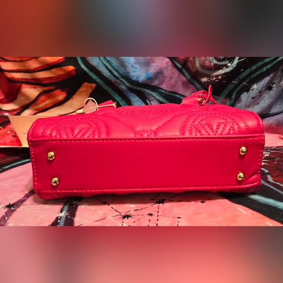 NWT VALENTINO ORLANDI PINK QUILTED HANDBAG - Picture 6 of 11